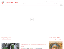Tablet Screenshot of chiesadibologna.it